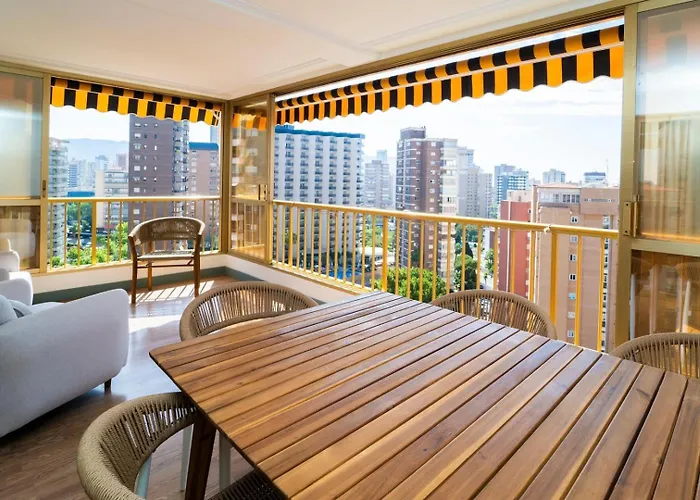 Lägenhet Stylish Seaview With Pool Access Benidorm